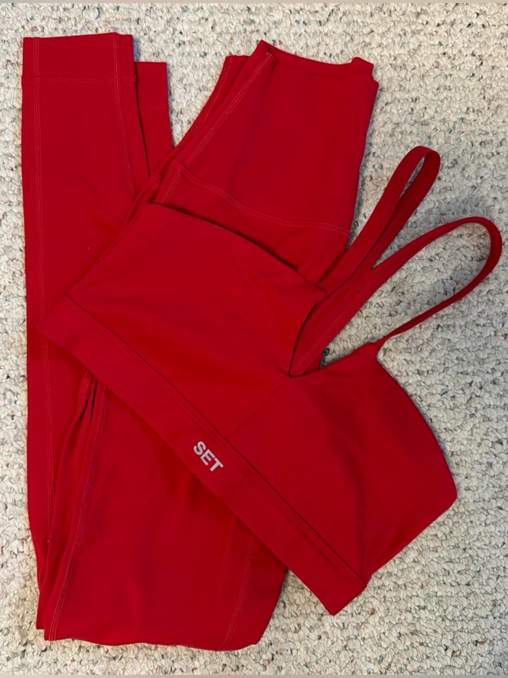 Set Active Red Sportbody Set